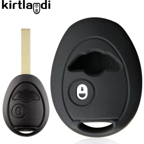Kirtlandi Silicone Car Key Fob Shell Cover Case Holder for BMW Mini Cooper R50 R53 Remote Repair Protection Styling Accessories