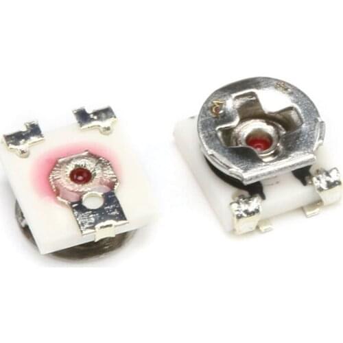 SMD single circle adjustable resistance potentiometer 3*3 100 Euro 200 Euro 1K 5K 10K 20K 50K 100K