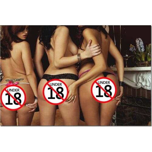 Modern Wall Art Unframed Canvas Painting Sexy Supermodel Girls Hot Body Posters and Prints For Room Decor