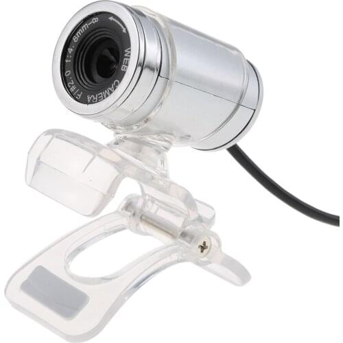 360 Degree USB Webcam 12 Megapixel HD Web Camera with MIC Microphone Web Cam HD Webcams Led for Computer PC Laptop Users