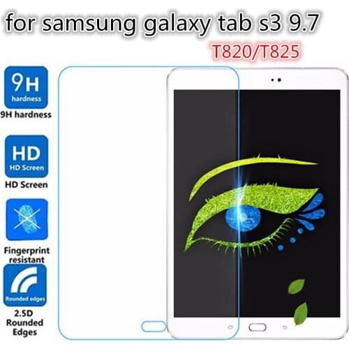 For Samsung Galaxy tab S3 9.7 Tablet Tempered Glass Original 9H Protective Film Explosion-proof Screen Protector For T820 T825
