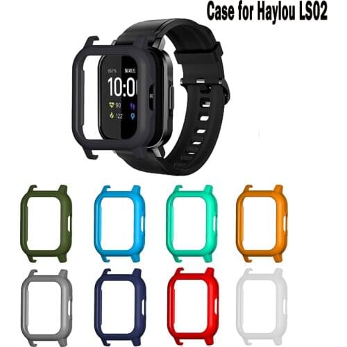PC Protective Case For Xiaomi Haylou LS02 Fashion Cover Plastic Watch Shell Hard Frame Protector For Haylou Smart Watch 2 Case