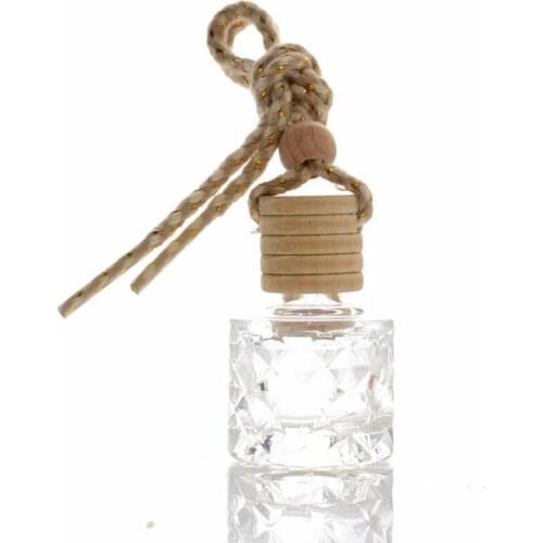 10ml Hanging Car Perfume Pendant Bottle Empty Clear Glass Bottle Perfume Bottle Wholesale LX1358