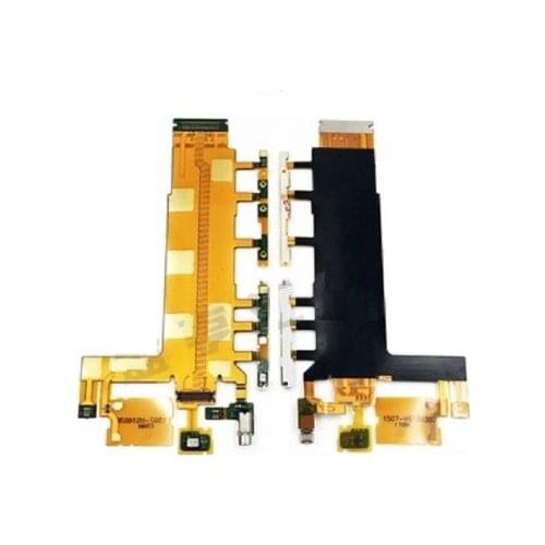 10pcs For Sony for Xperia Z3 D6603 D6643 D6653 3G 4G Power On/Off Volume Button Switch Microphone Vibrator flex Cable Ribbon