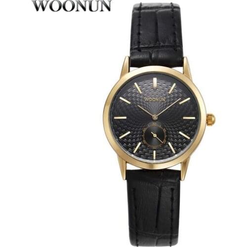 2020 Laides Watches Women Exquisite Watches Leather Band Quartz Watch Women Small Second Watches Female Wristwatch montre femme