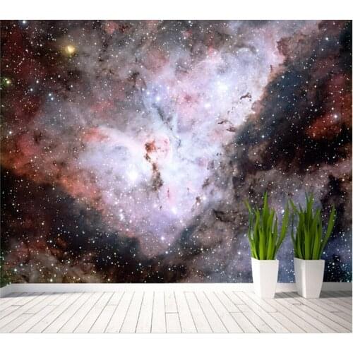 Custom 3D large Wallcoverings murals for ceiling living room television sofa bedroom wallpaper star Nebula papel de parede