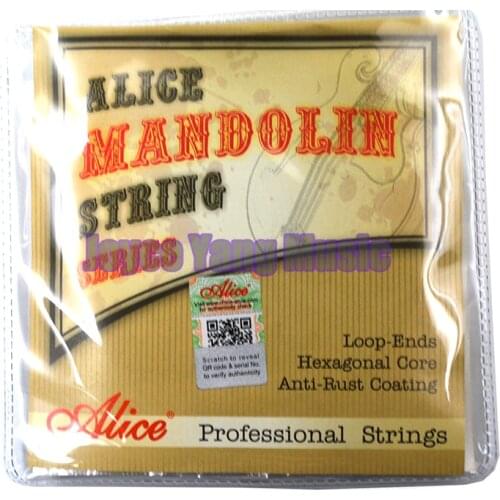 Alice AM06 Mandolin Strings Nickel-Plated Steel&85/15 Bronze Wound Strings 1st-4th 010-034 Free Shipping Wholesales