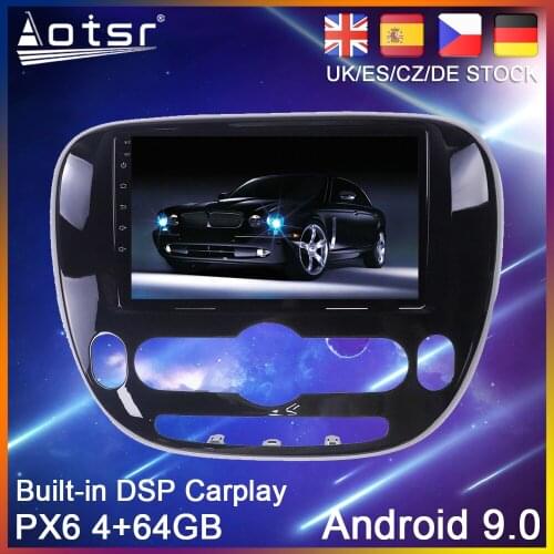 Android 10.0 GPS Navigation For Kia Soul 2 PS 2013 - 2019 PX6 Car DVD Radio Auto Stereo Multimedia Player HeadUnit 2Din 2 Din