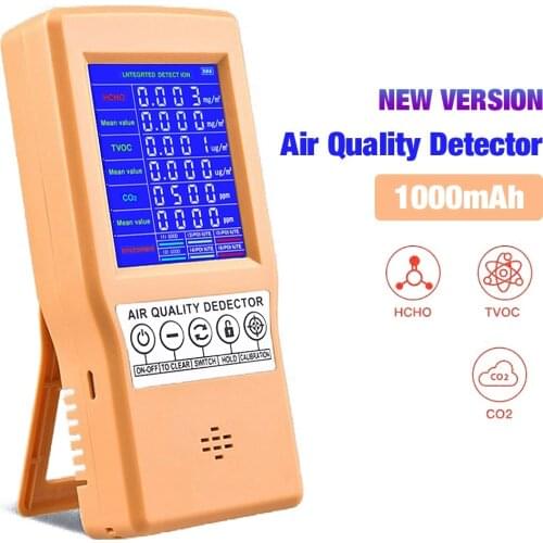 Digital CO2 Sensor Air Quality Monitor Ppm Meters Gas Mini Portable Carbon Dioxide Detector Reliable Digital CO2 Sensor Meter