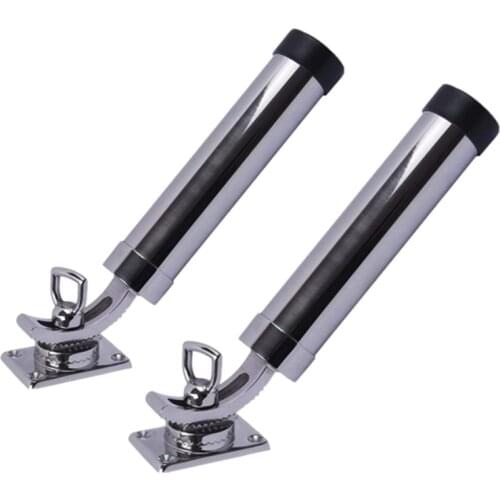 10" stainless steel rack holders marine boat yacht fishing rod holder 2 PCS boat accessories marine Launcher Rod Holder