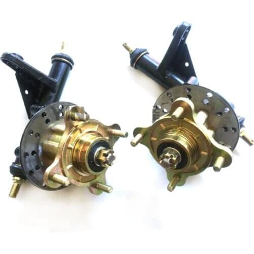 DIY GO KART KARTING ATV UTV Buggy Disc Brake Steering Knuckles Spindles Wheel Hub Flanges