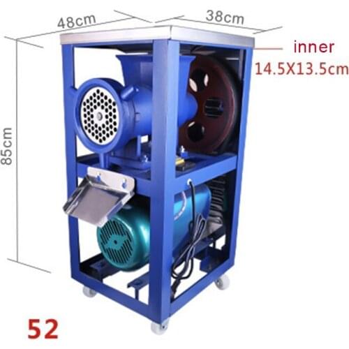 Electric Meat Mincer Commercial Electric Meat Grinder Chicken Skeleton Mincing Machine for Livestock Farm 52
