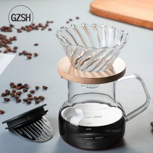 Coffee Set V60 Strawberry Ear Coffee Pot Is Suitable for American Filter Pot/reusable Coffee Filter Pot Coffee Cup Set