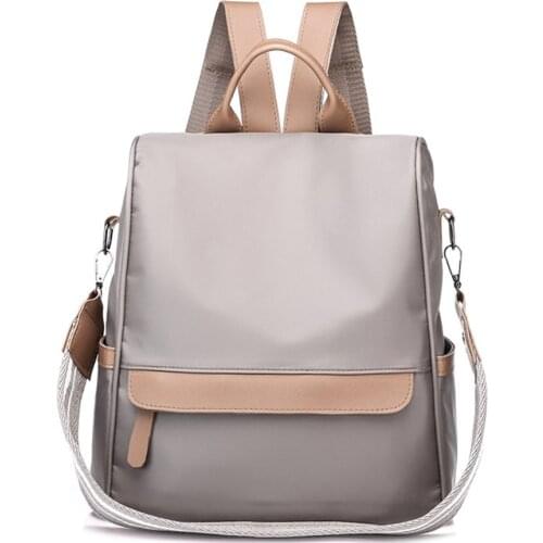 Hot Selling Women Backpack Bag Zipper Adjustable Anti Theft for School Travel Mobile Phone