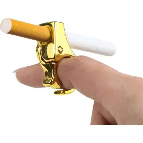 Metal Ring Finger Hand Rack Cigarette Holder for Regular Smoking Cigarette Organizer Cigarette Accessories Gadget Men Gift