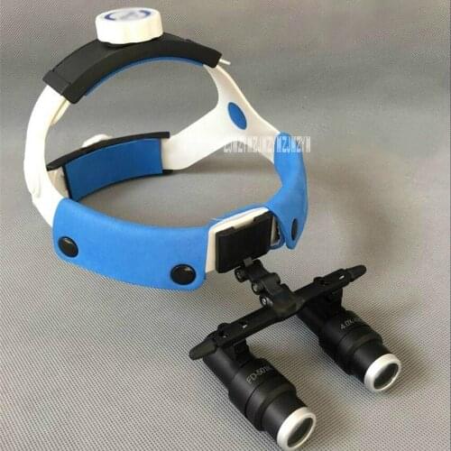 New High-quality Portable Head Wearing Microscope Adjustable Magnifying Glass 5X Magnifying Lens Microscope 55-80mm Hot Selling