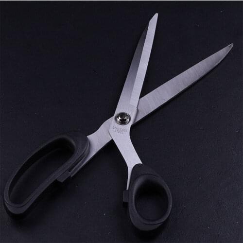 ZOTOONE Scissors For Fabric 10inch Tailors Scissors Stainless Steel Scissor Sewing Tool Clothing High-end Black Tijeras Costura