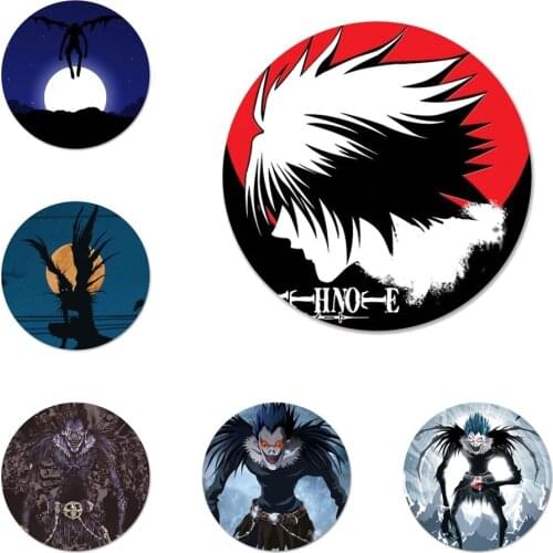 Japan Anime Death Note Ryuk kira Badge Brooch Pin Accessories For Clothes Backpack Decoration gift 58mm