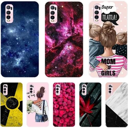 For Vivo Y70 Case 6.44'' Clear Fashion Soft TPU Silicone Back Cover For Vivo Y70 2020 Y 70 Y70S Phone Cases for vivoY70 Y20 Y20S