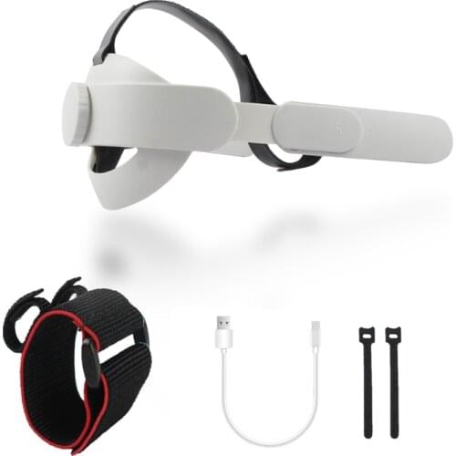 Adjustable Band Cushion Helmet for Oculus Quest 2 Headband Head Strap Lightweigt