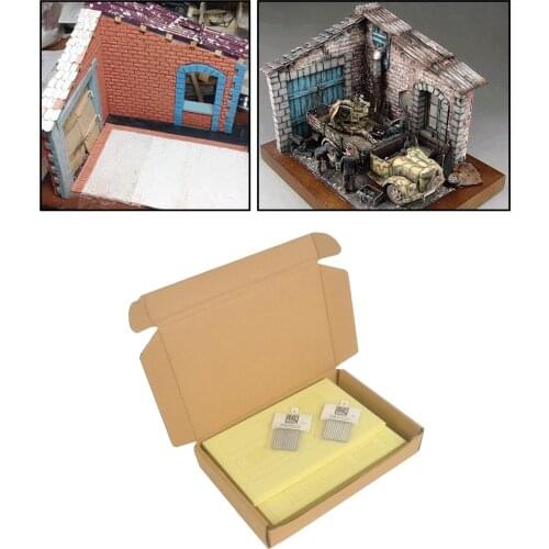 Crafts 3D Puzzles Model Kits Wood European Ruins Architecture 1/35 Scale Sand Table War Scene Diorama