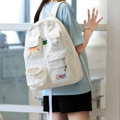 Women Backpack School Bag For Teenagers Girls Large Capacity Backpacks Luxury Women Backpacks Buckle Ladies Luxury Waterproof