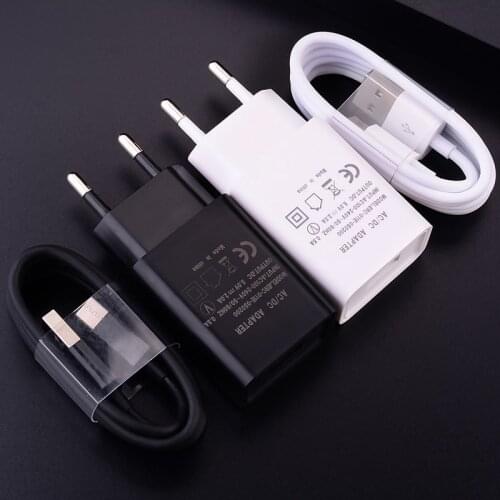 5V 2A Wall Charger Micro USB Cable for Samsung Huawei Redmi Nokia Android Mobile Phone Fast Charging Wire Cord USB Type C Cable