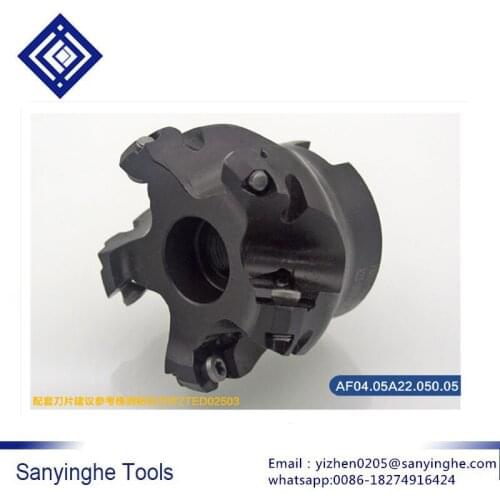 Match insert ZTED02503 High quality AF04.05A22.050.05 CNC milling cutter head cnc lathe Indexable milling cutter