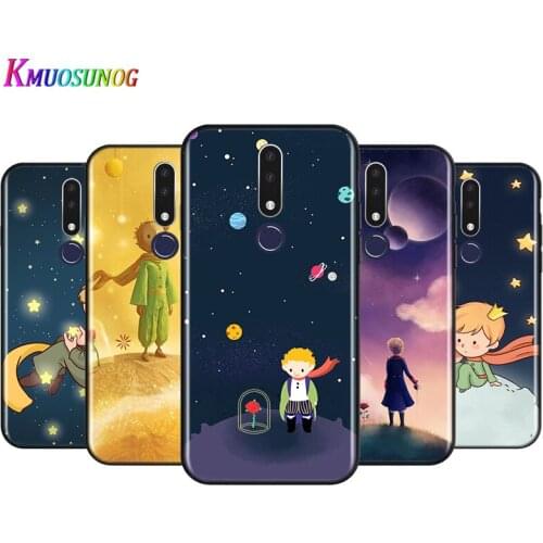 Bright Black Cover The Little Prince for OPPO Reno 4 3 Pro 10X Zoom 2 Z F ACE X2 Pro 5G A5 A9 2020 Phone Case