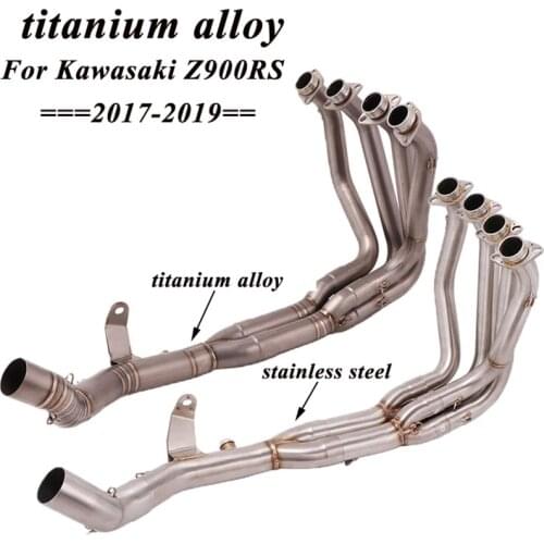 Z900RS Motorcycle Exhaust Muffler Pipe Modified For KAWASAKI Z900RS titanium alloy Front Pipe Tube Full System