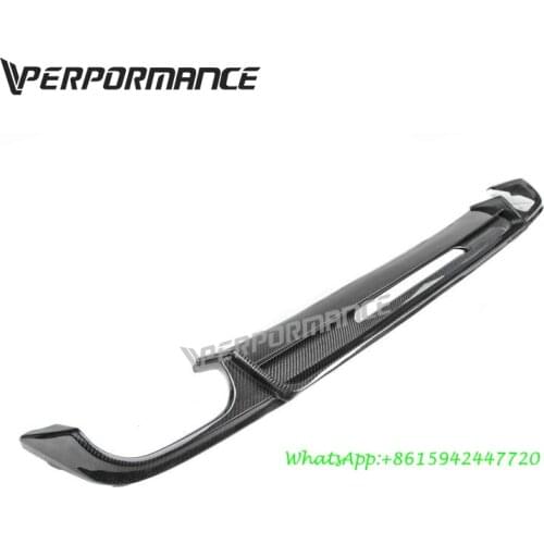 W222 carbon filber rear diffuser for S400 S500 S400L S500L to B style rear diffuser with Tips Carbon fiber 2014