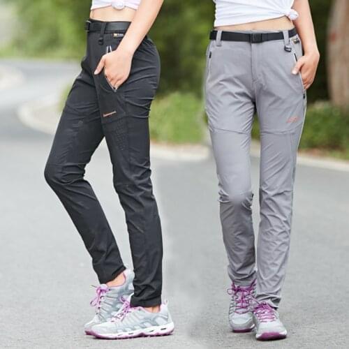 Women Hiking Trousers Spring Summer Outdoor Camping Trekking Run Quick Dry Pants Stretch Camouflage Breathable Shorts