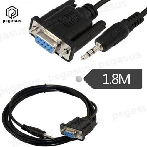 1.8 Meters RS233 DB9 Female Serial Port to DC 3.5mm Male 3P Audio Connection Cable