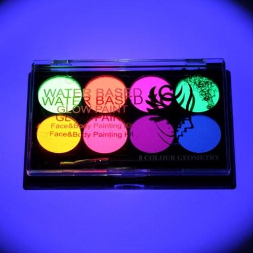 1 Box Drawing Pigment Water-Soluble Non Toxic Body Paint Makeup Painting Kit
