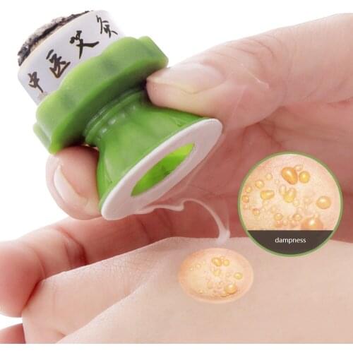 6pcs Portable new Moxibustion acupuncture Box with 30 pcs moxa stick Paste Self-Stick Acupuncture Points Massager clearing damp