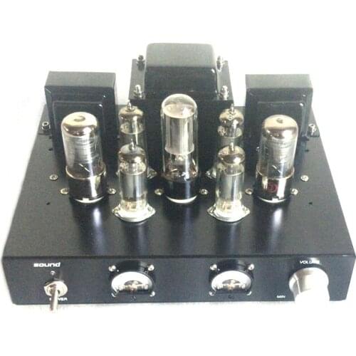 6j4p push 6p1 Class A parallel tube power amplifier. Manual scaffolding, output power 6w*2, frequency response 20hz-20khz