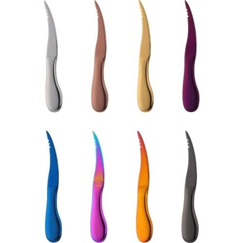 New 8Pcs Stainless Steel Scalpel Color Sheller Stainless Steel Scalpel Line Scalpel Practical Seafood Tool