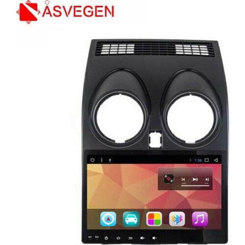 Asvegen 9'' Quad Core Android 7.1 Car Radio Multimedia DVD Player For Nissan Qashqai 2007-2013 With Touch Screen GPS Navigation