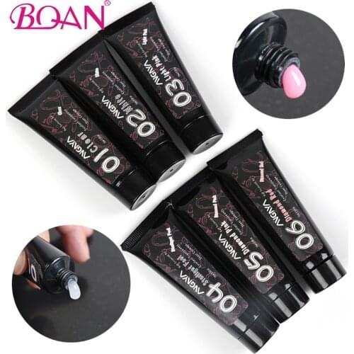 BQAN Nail Art Glitter Nail Gel Extension 15ml Gel Polish All For Manicure UV Gel Extend Builder Gel Nail Extension For Nails
