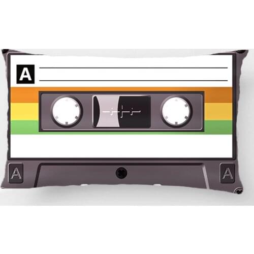 Retro Audio Cassette Tape Wedding Decorative Cushion Cover Pillow Case Gift By Lvsure For Car Sofa Seat Pillowcase