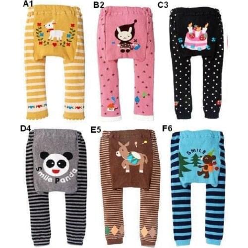 Hooyi Baby Pants girls legging Tights kids Leggings Newborn PP pant baby boy clothes underpant cartoon animal