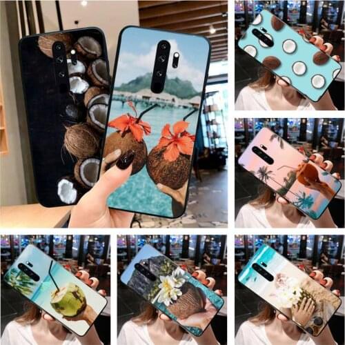Coconut fruit on the beach Phone Case for Redmi Note 9 8 8T 8A 7 6 6A Go Pro Max Redmi 9 K20 K30 Pro