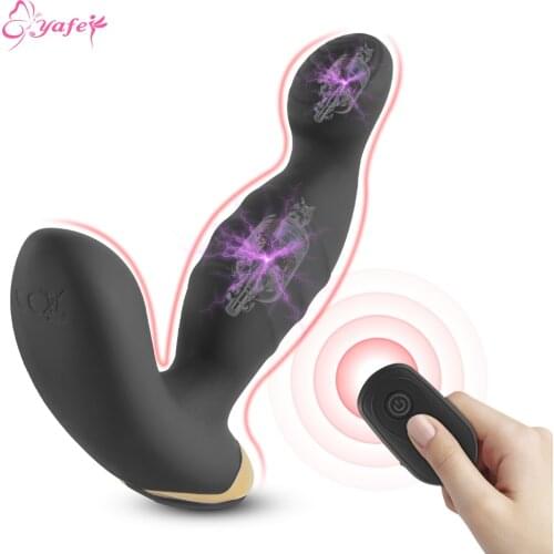 Prostate Massager Anal Vibrator Sex Toys for Male Remote Control Powerful Motors Patterns Butt Plug Penis Adult Toys fo Couples