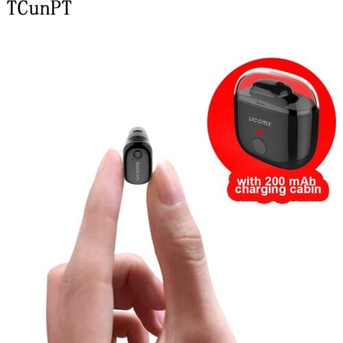 TCunPT Mini Bluetooth Earphone Wireless Ear Buds Headset Headphone Handsfree Invisible Earbuds for iPhone xiaomi huawei phone