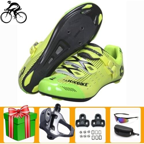 SIDEBIKE Professional Road Bike Cycling Shoes Men Sneakers Sapatilha Ciclismo Waterproof Self-Locking Athletic Bicycle Bicicleta