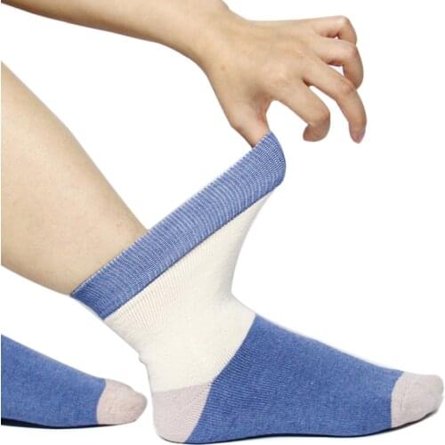 Diabetic Socks for Diabetics Hypertensive Patients Prevent Varicose Veins Loose Mouth Thicken Warm Sock Women Men Autumn Winter