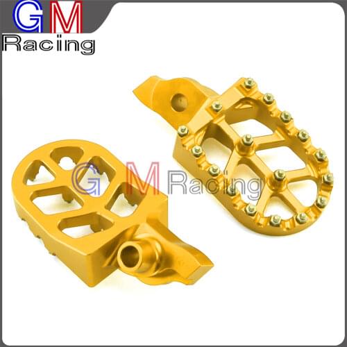 Motorcycle Red CNC Billet Foot Pegs Rests Footpegs Pedals For SUZUKI RMZ250 RMZ450 RMZ 250 450 05 06 2007 2008 2009 Dirt Bike