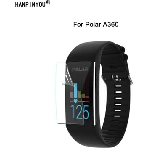 For Polar A360 Smart Sport Watch Clear Glossy Screen Protector Protective Film Guard (Not Tempered Glass)