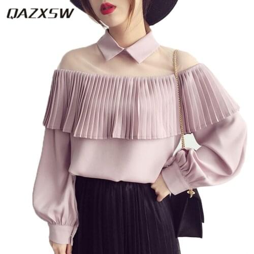 Прозрачные блузки QAZXSW China At AliExpress