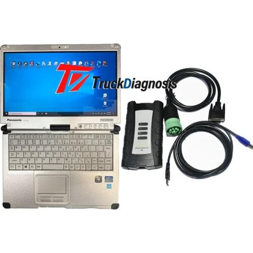 Agriculture Construction Diagnostic Tool for EDL V3 Electronic Data Link JD Edl V2 +TOUGHBOOK CF C2 Laptop
